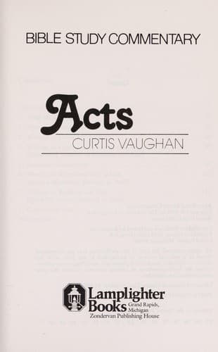 Cover of Acts